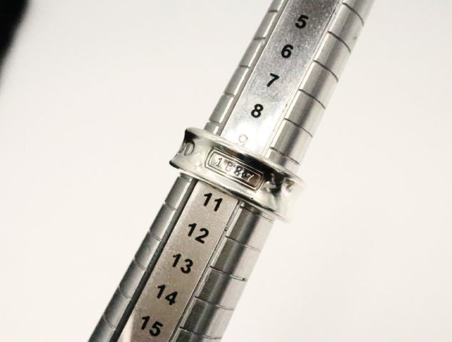 Tiffany&Co. Narrow 1837 925 7.1g #10 Ring