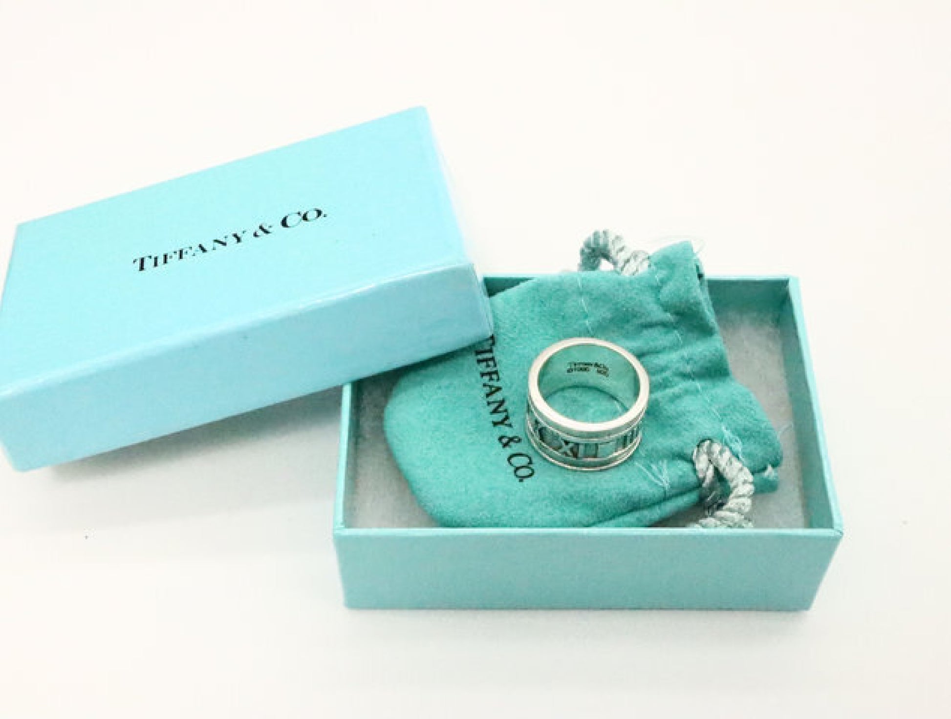 Tiffany&Co. Atlas Wide 925 #9.5 Ring