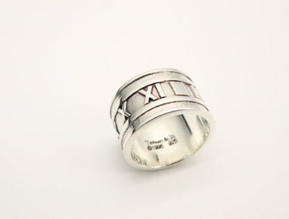 Tiffany&Co. Atlas Wide 925 #9.5 Ring