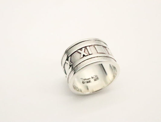 Tiffany&Co. Atlas Wide 925 #9.5 Ring