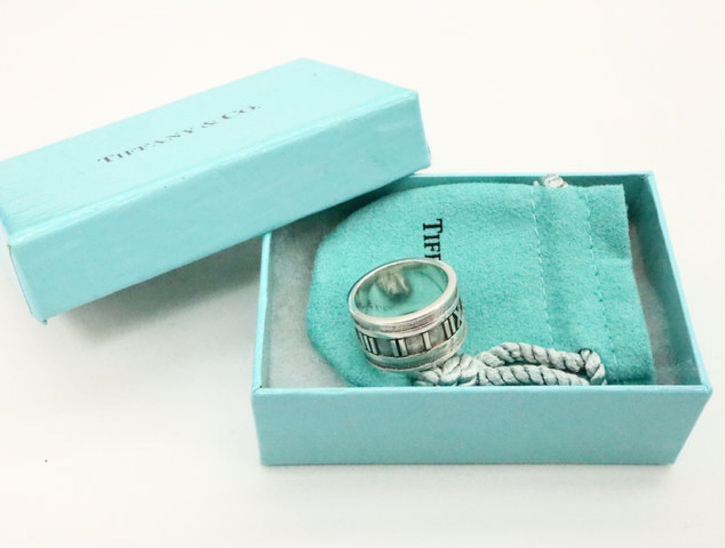 Tiffany&Co. Atlas Wide 925 #10.5 Ring