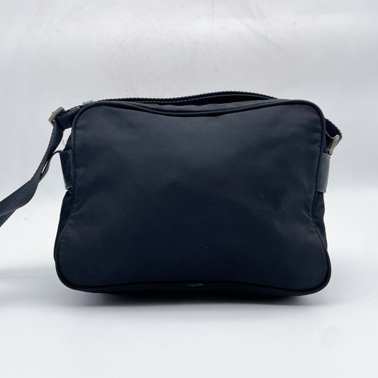 PRADA Nylon Triangle Logo Black Camera Bag Shoulder Bag