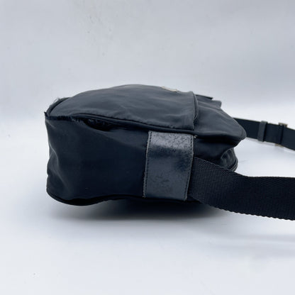 PRADA Nylon Triangle Logo Black Camera Bag Shoulder Bag