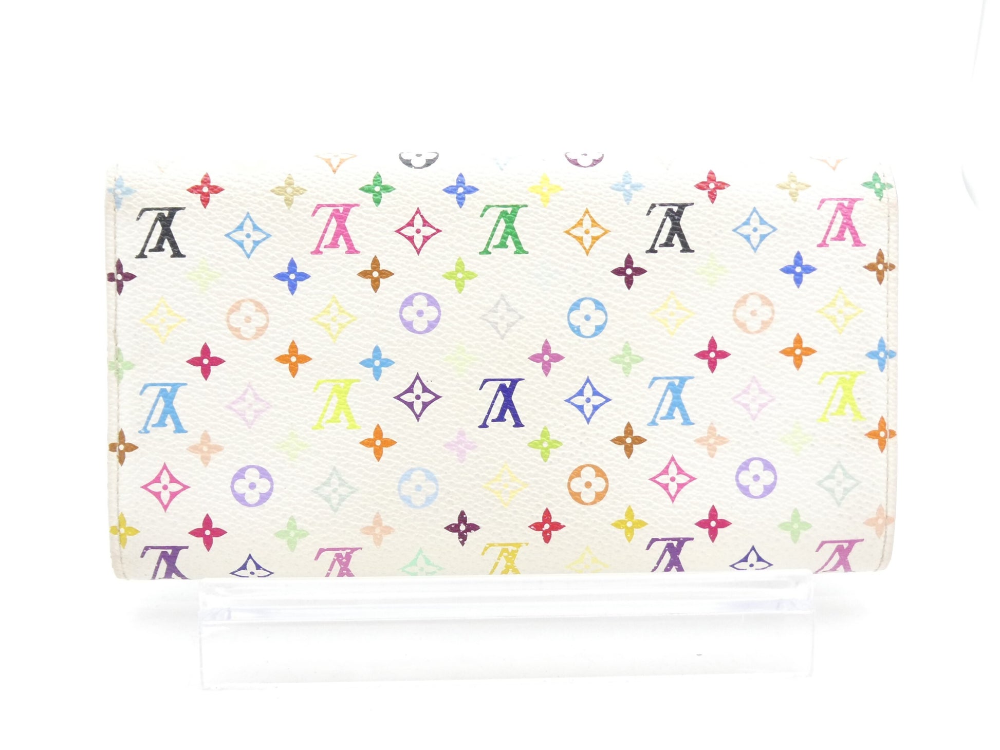 LOUIS VUITTON Monogram Multicolor Porto Mone Credit Wallet