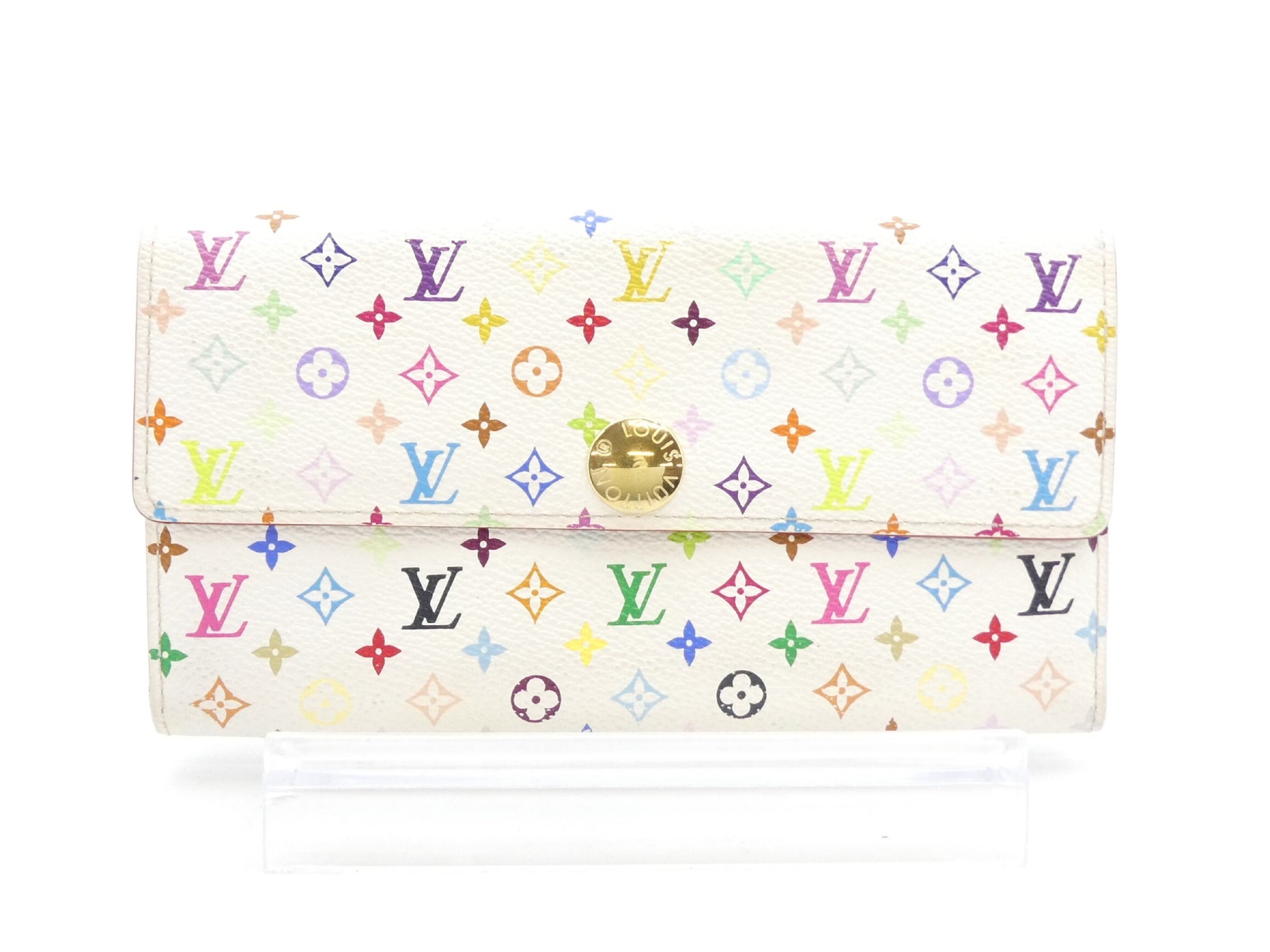 LOUIS VUITTON Monogram Multicolor Porto Mone Credit Wallet