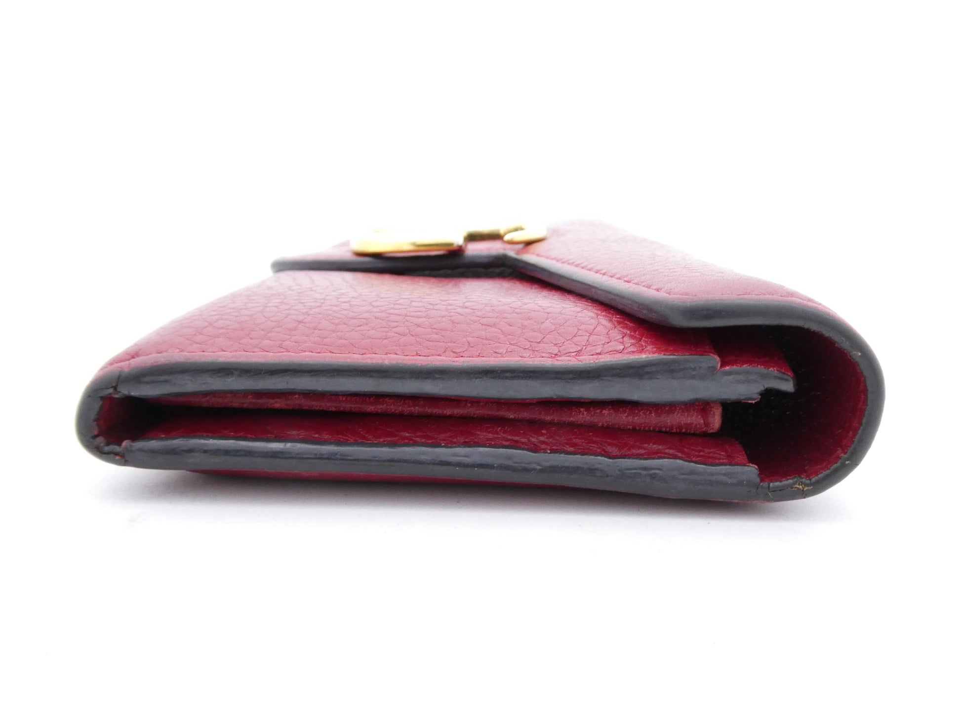 GUCCI GG Hardware Leather Wallet