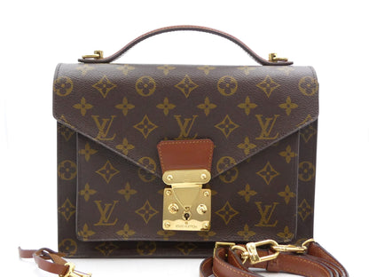 LOUIS VUITTON Monogram Monceau 2WAY Handbag