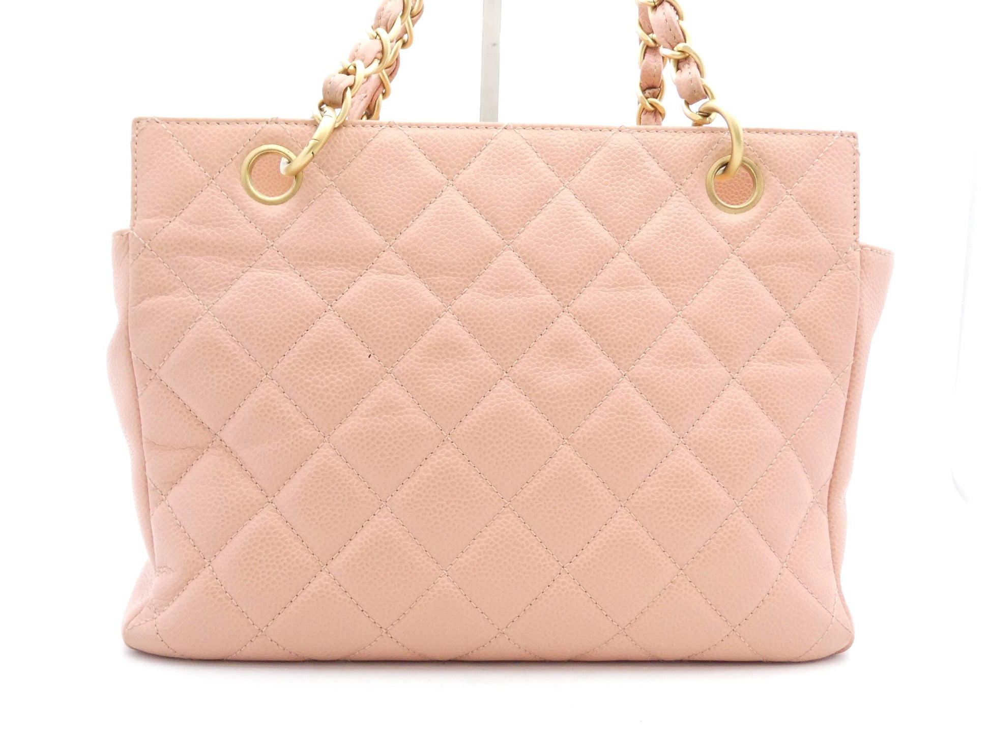 CHANEL Matlasse Caviar Skin Cocomark Chain Tote Bag