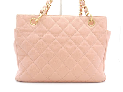 CHANEL Matlasse Caviar Skin Cocomark Chain Tote Bag