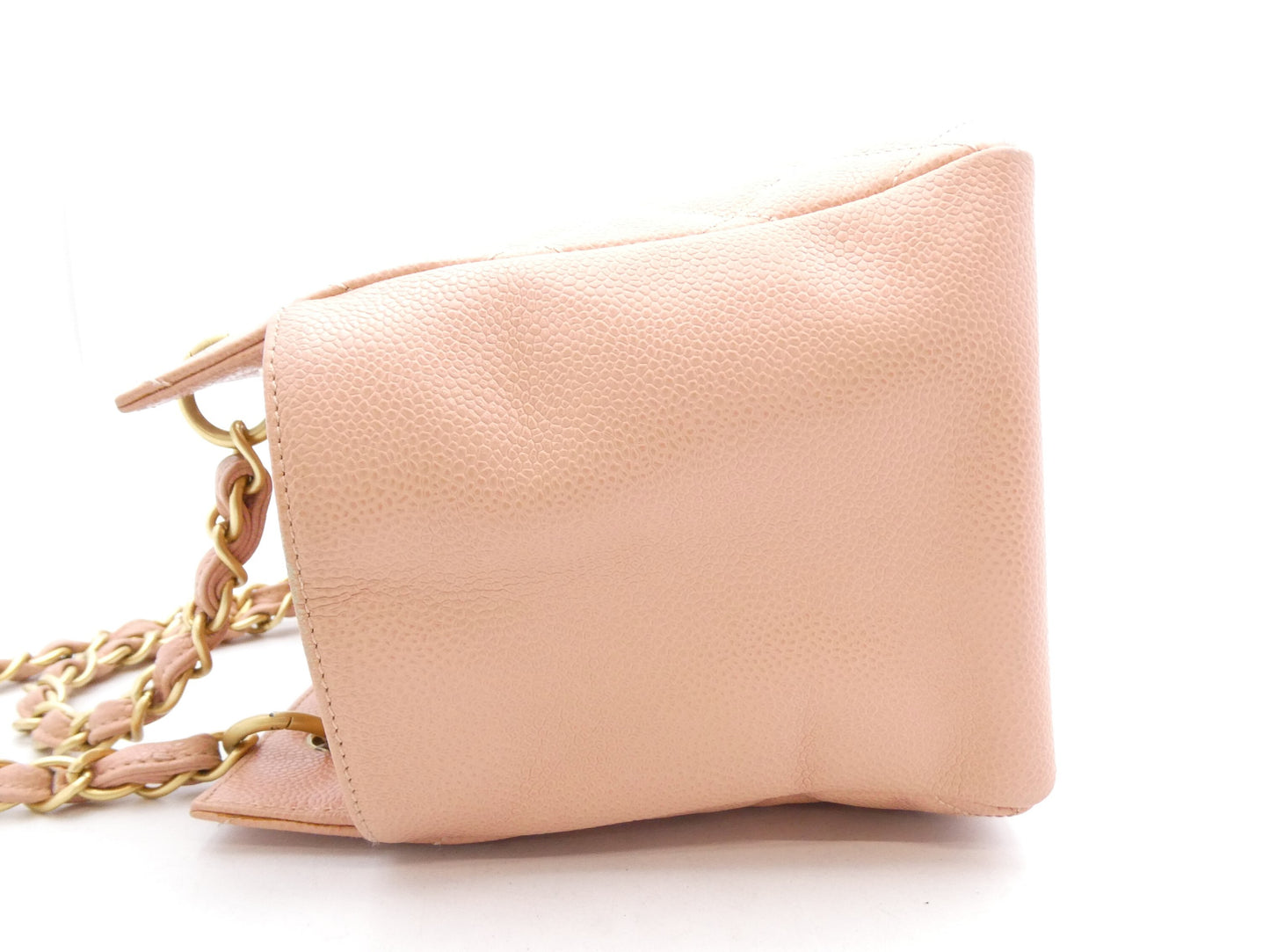 CHANEL Matlasse Caviar Skin Cocomark Chain Tote Bag