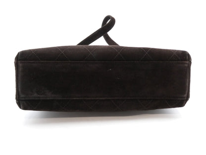 CHANEL Matlasse Suede Cocomark Shoulder Bag