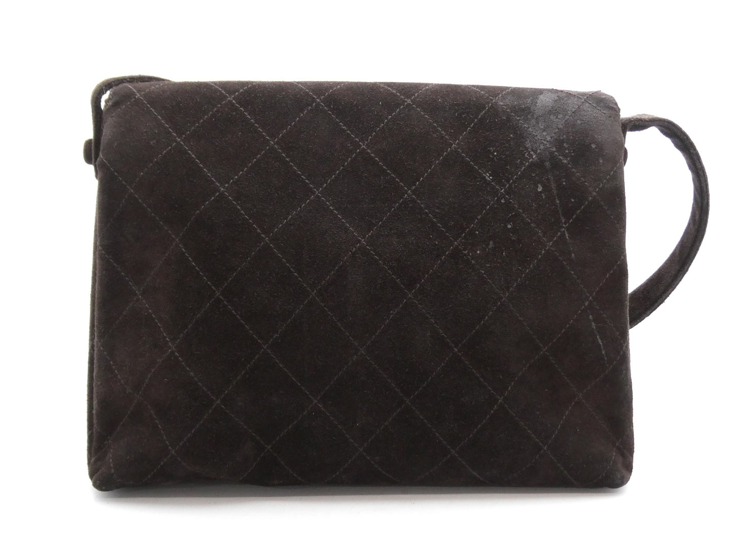 CHANEL Matlasse Suede Cocomark Shoulder Bag