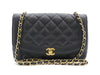 CHANEL Diana Caviar Skin Cocomark Chain Shoulder Bag