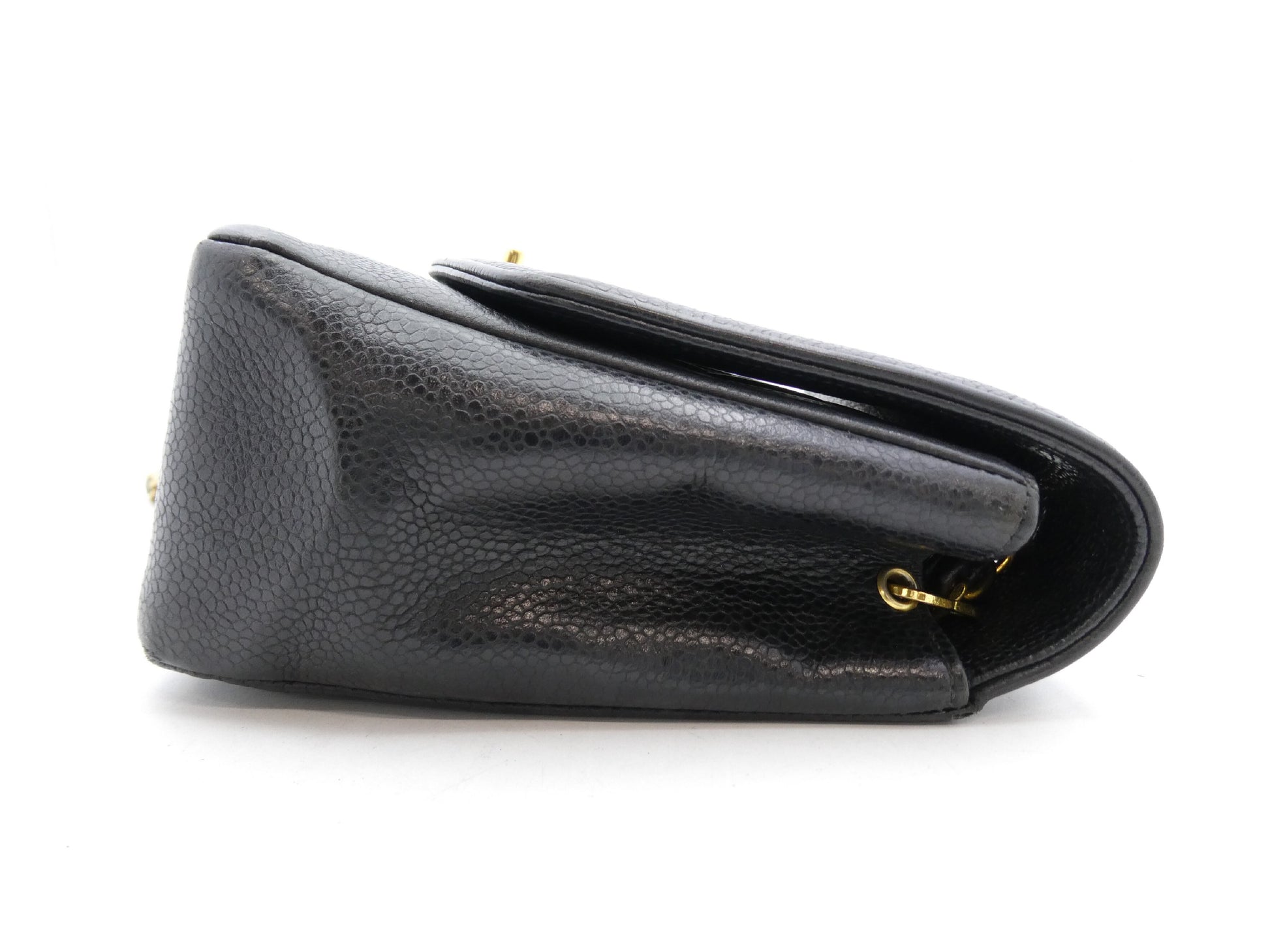 CHANEL Diana Caviar Skin Cocomark Chain Shoulder Bag