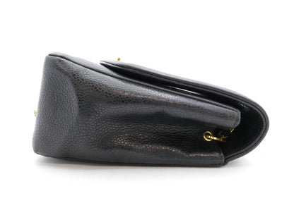 CHANEL Diana Caviar Skin Cocomark Chain Shoulder Bag