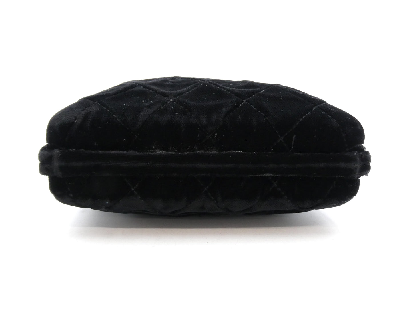 CHANEL Matrasse Velor Cocomark Mouth Mouth Handbag