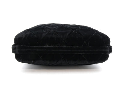 CHANEL Matrasse Velor Cocomark Mouth Mouth Handbag