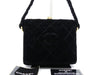 CHANEL Matrasse Velor Cocomark Mouth Mouth Handbag