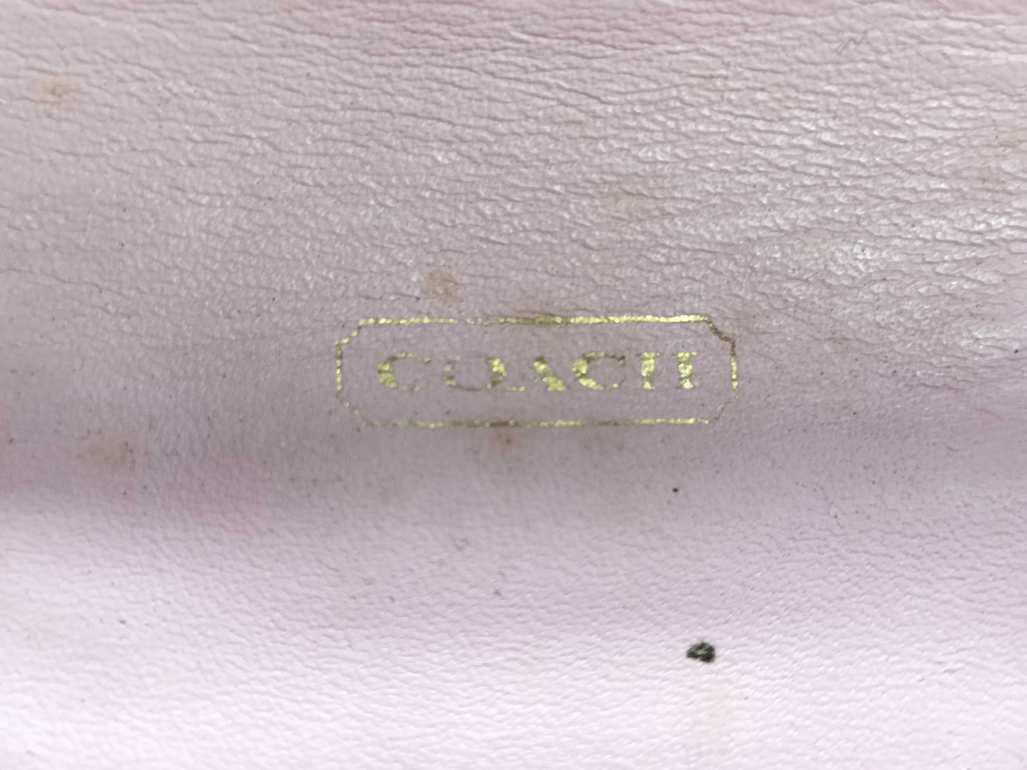 COACH Signature/Beige Enamel Long Wallet/Black Bifold Wallet 3-Piece Set