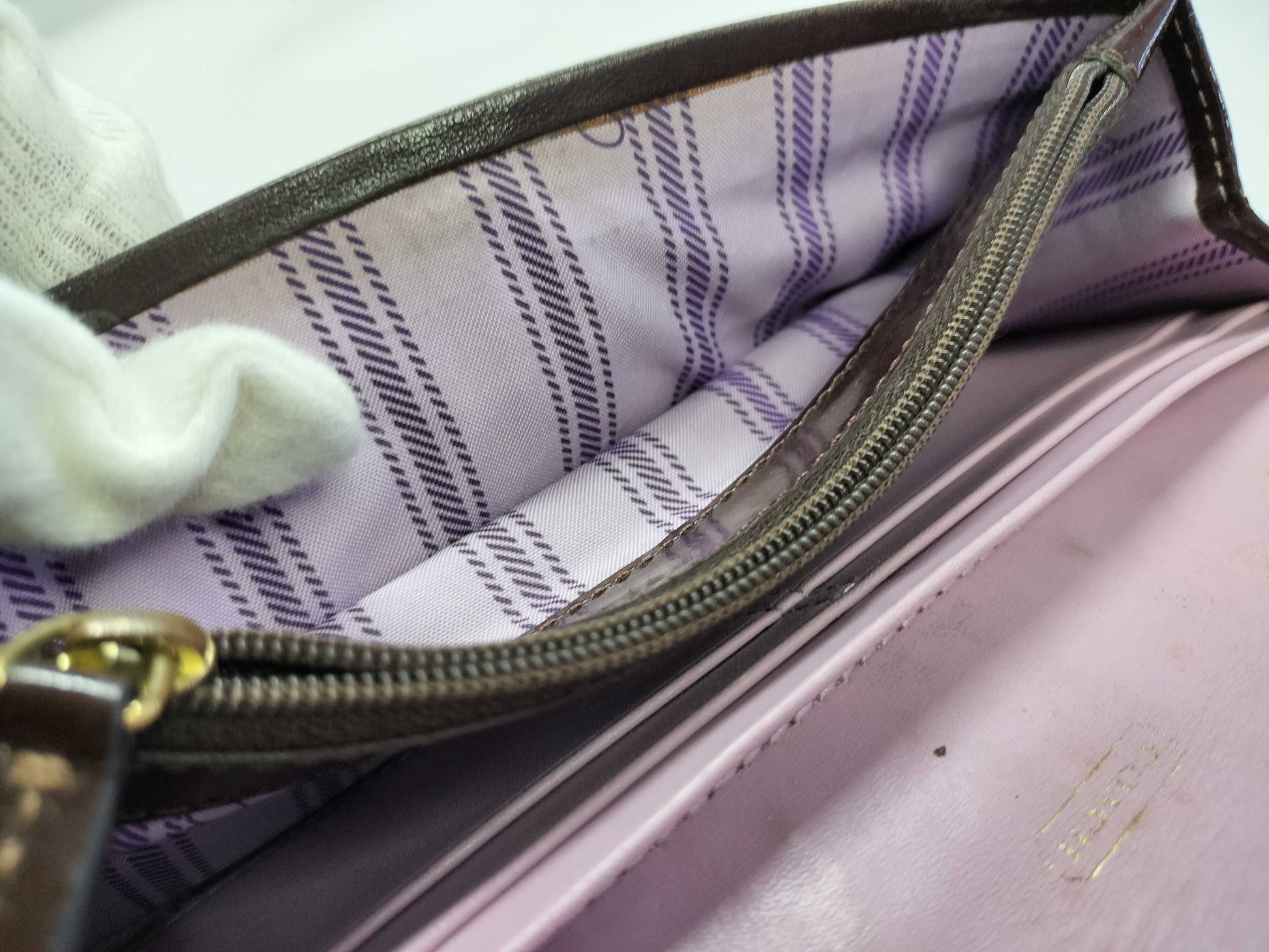 COACH Signature/Beige Enamel Long Wallet/Black Bifold Wallet 3-Piece Set