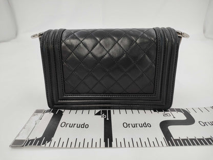 CHANEL BOY 2012 Metiers d'Art Collection Aye Leather Shoulder Bag