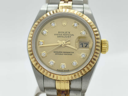 ROLEX 79173G K883612 Champagne Dial Jubilee Breath Women's Watch