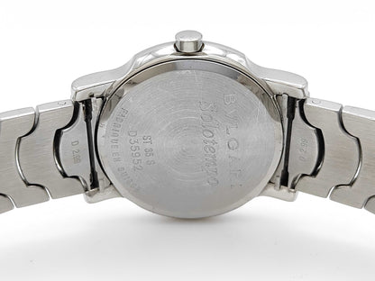 BVLGARI Solo Tempo ST35S D35952 Quartz Black Dial Boys Watch