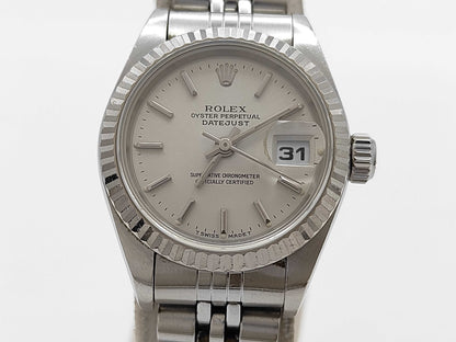 ROLEX 69174 U278875 Silver Dial Women's Watch