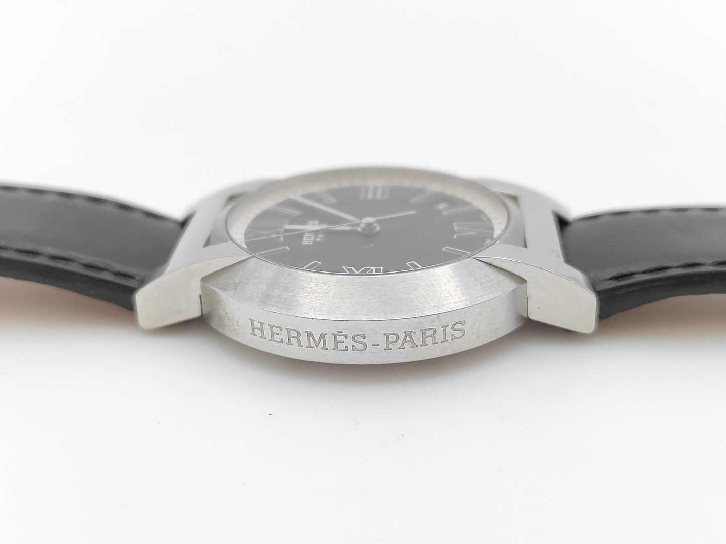 HERMES Nomad NO1.710 1948841 Autoquartz Grey Dial Immovable Men's Watch