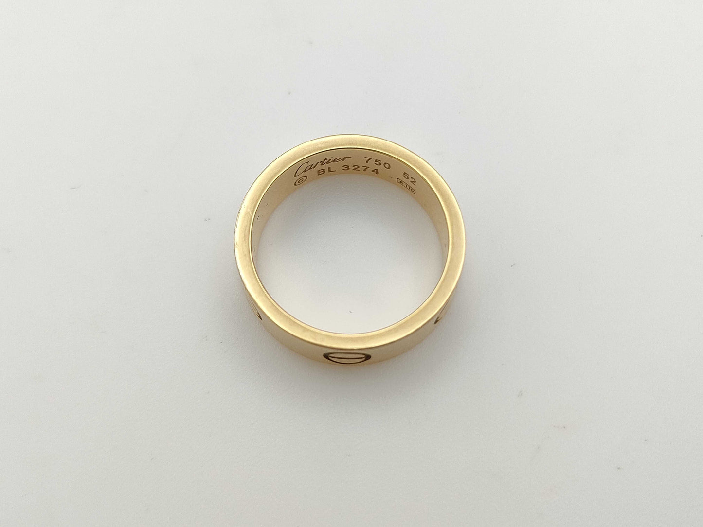 Cartier Love #52 750 7.1g Ring 