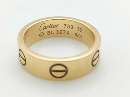 Cartier Love #52 750 7.1g Ring 
