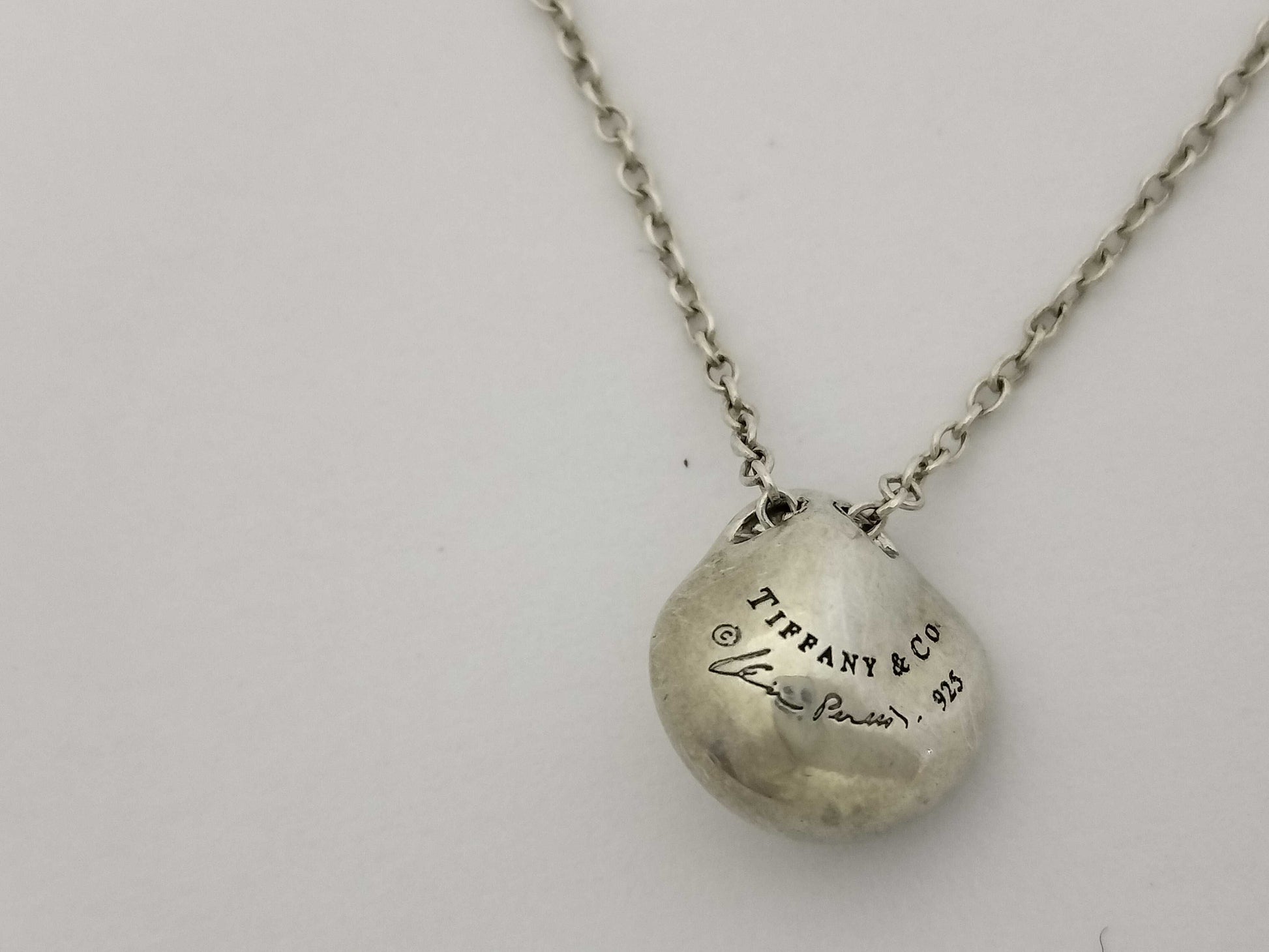 Tiffany&Co. Bean Tiffany Bean Necklace SV925 3.7g Necklace