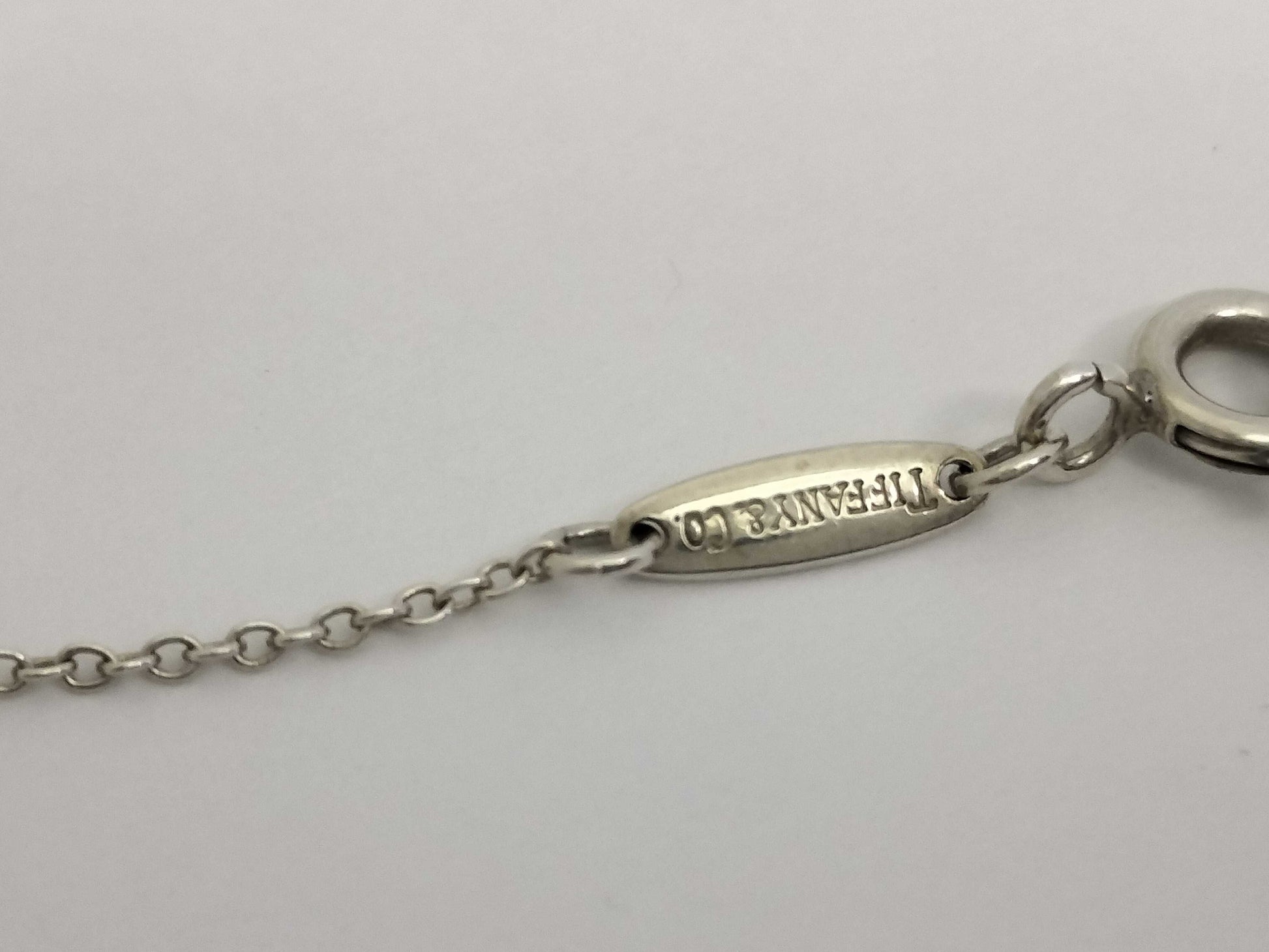 Tiffany&Co. Bean Tiffany Bean Necklace SV925 3.7g Necklace