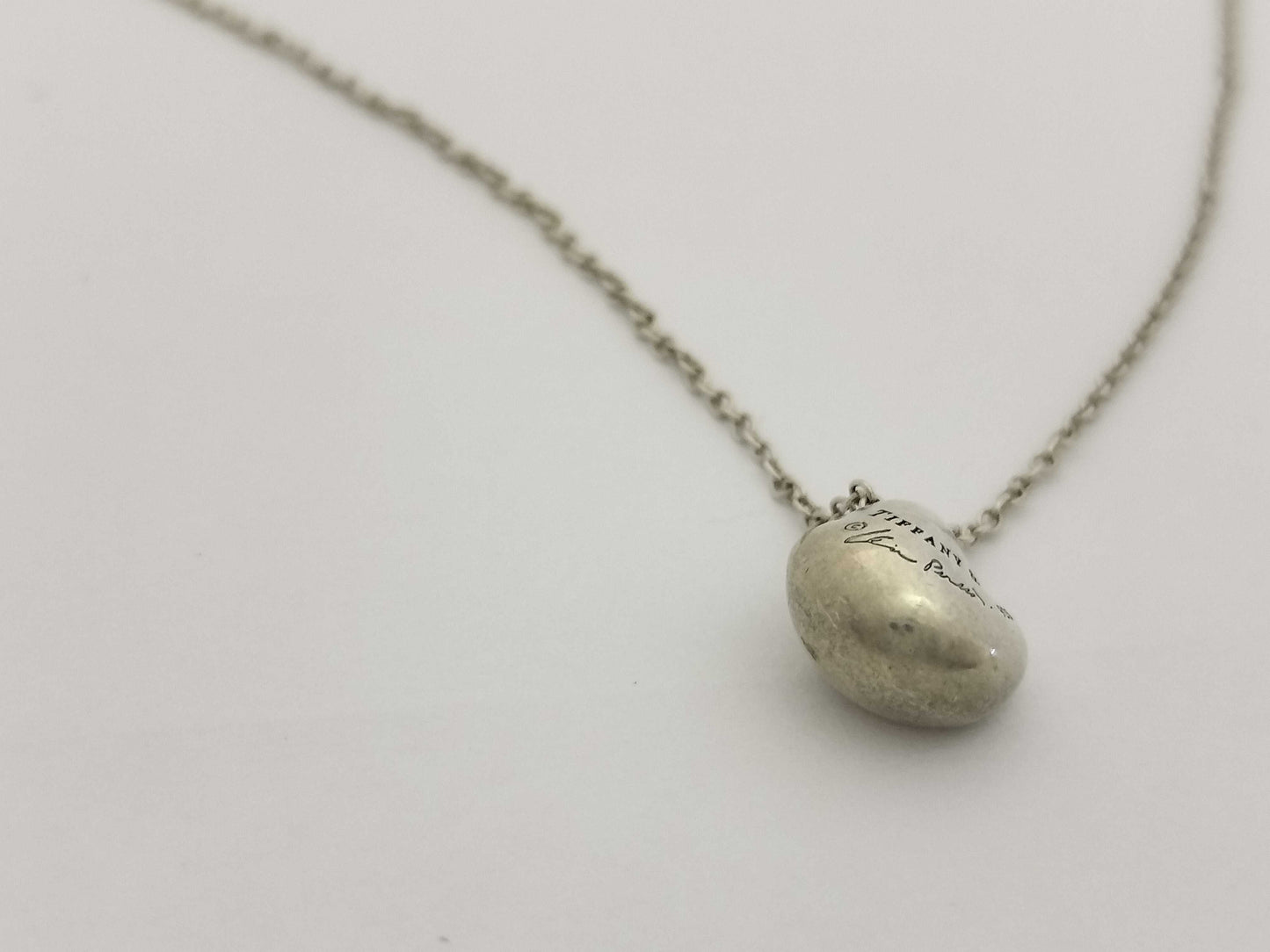 Tiffany&Co. Bean Tiffany Bean Necklace SV925 3.7g Necklace