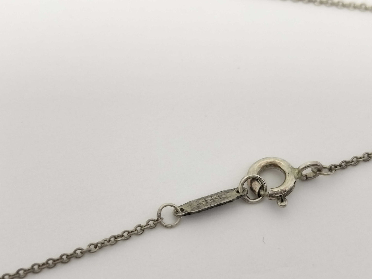 Tiffany&Co. Tiffany Return Toe Necklace Heart Tag SV925 3.4g Necklace