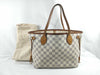 LOUIS VUITTON Damier Azure Louis Vuitton Damiere Zulu Neverful PM M40155 Tote Bag