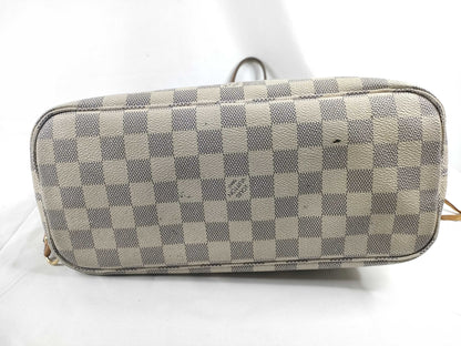 LOUIS VUITTON Damier Azure Louis Vuitton Damiere Zulu Neverful PM M40155 Tote Bag