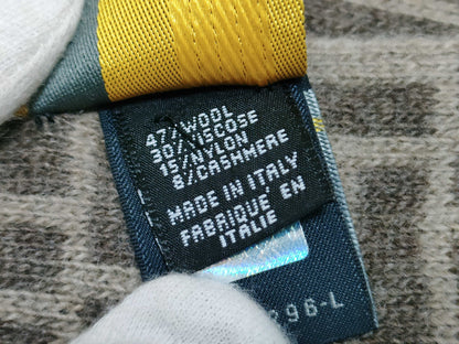 FENDI Zucca Pattern Fendi Zucca Muffler Beige Muffler