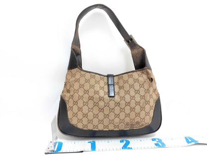 GUCCI GG Canvas Gucci GG Canvas Handbag Jackie Sherry Shoulder Bag