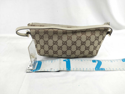 GUCCI GG Canvas Gucci GG Canvas Handbag White Handbag