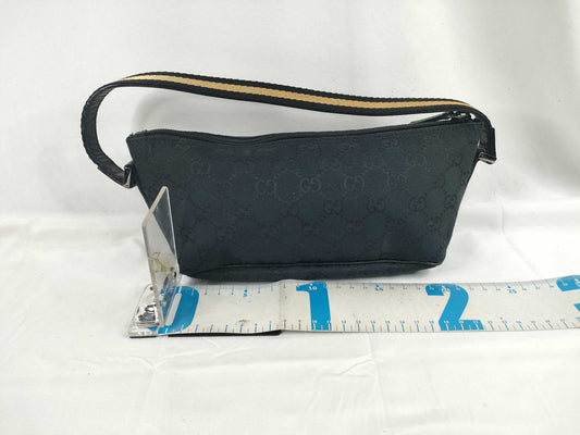 GUCCI GG Canvas Gucci GG Canvas Bag Sherry Black Handbag