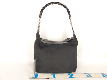 GUCCI Bamboo Gucci Bamboo Handbag Jackie Black Shoulder Bag