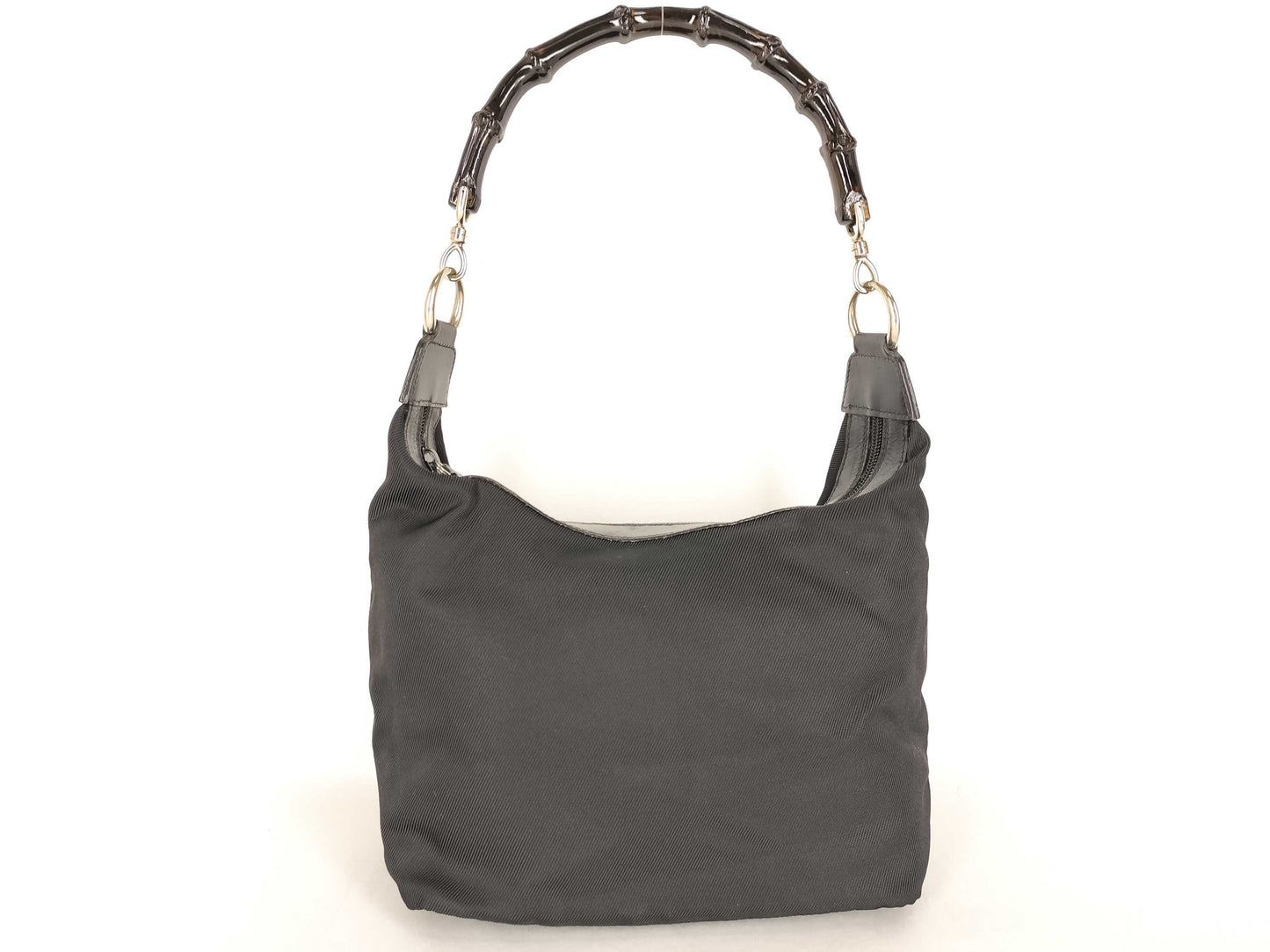 GUCCI Bamboo Gucci Bamboo Handbag Jackie Black Shoulder Bag