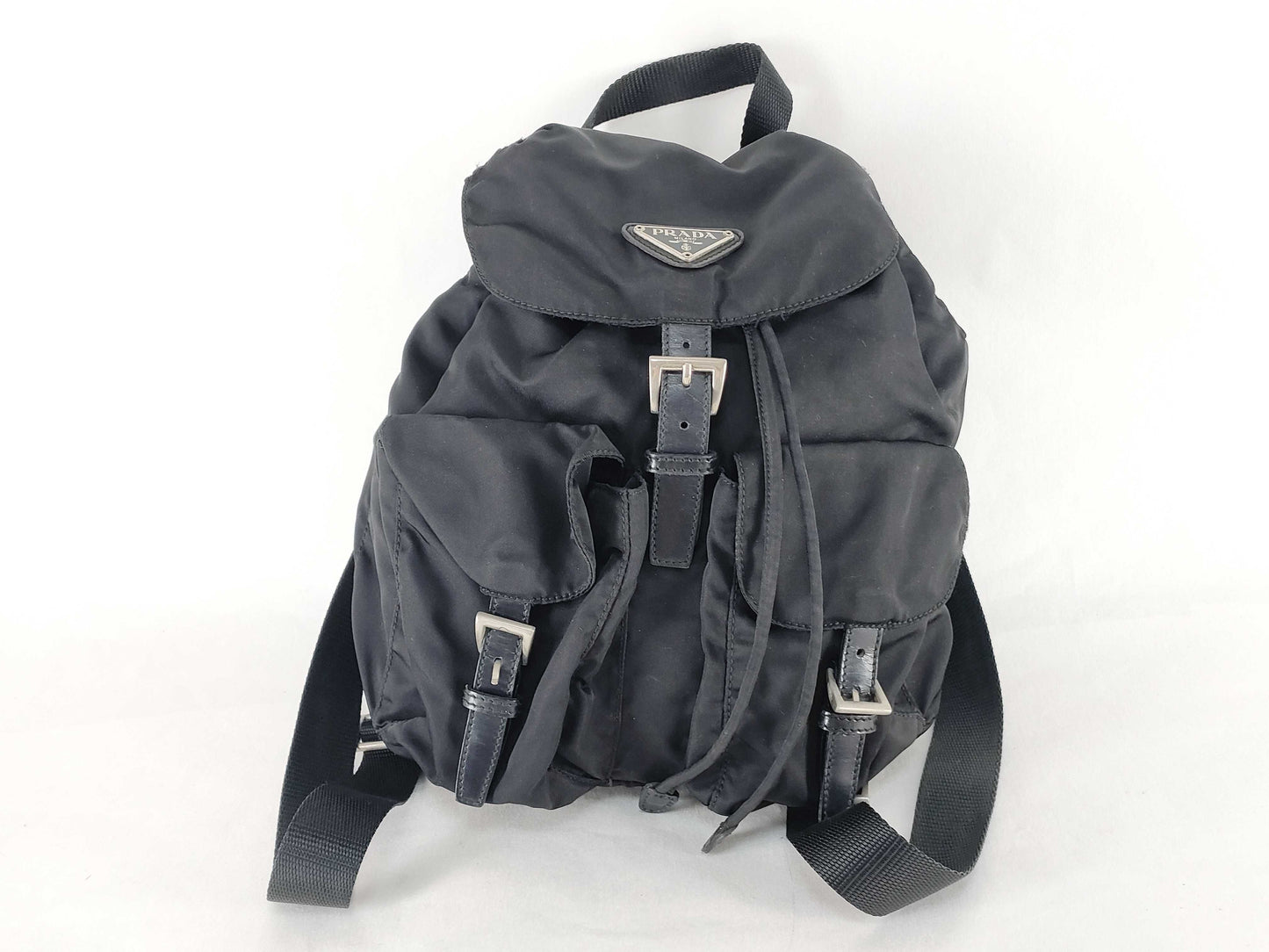 PRADA Nylon Prada Backpack Black Rucksack