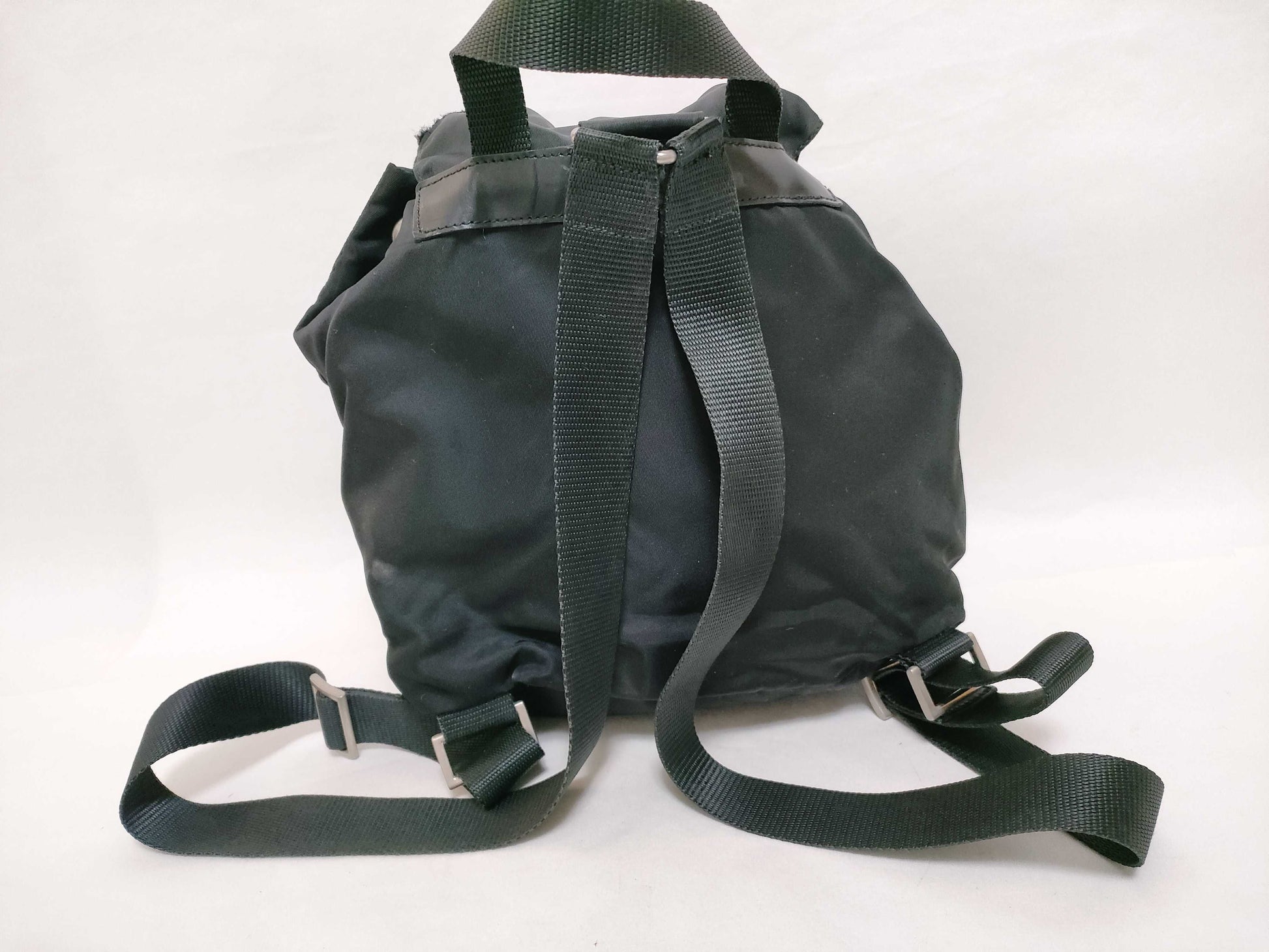 PRADA Nylon Prada Backpack Black Rucksack