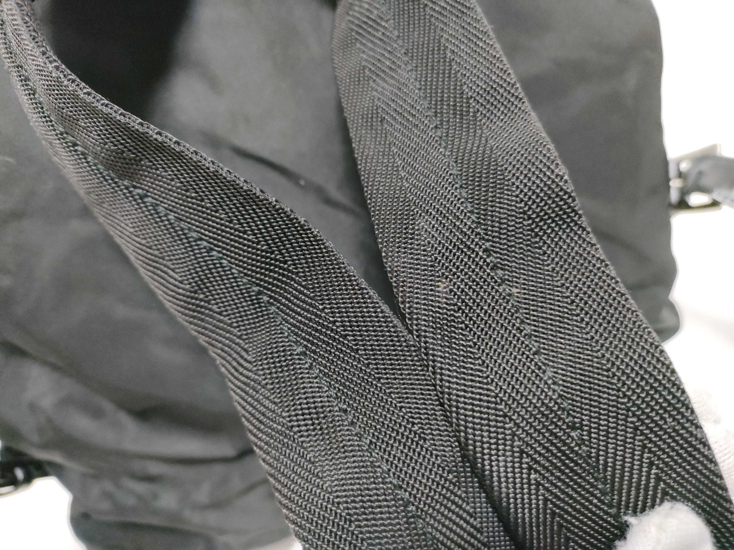 PRADA Nylon Prada Backpack Black Rucksack