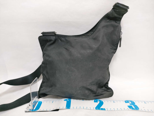 PRADA Nylon Prada Shoulder Bag Black Shoulder Bag