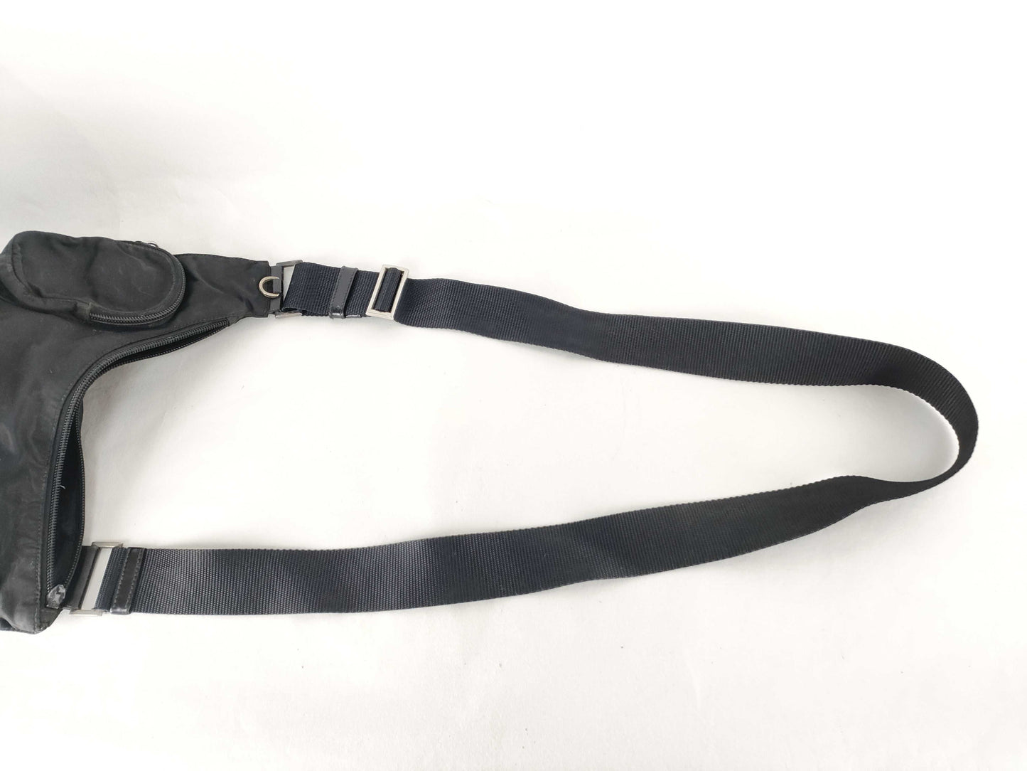 PRADA Nylon Prada Shoulder Bag Black Shoulder Bag