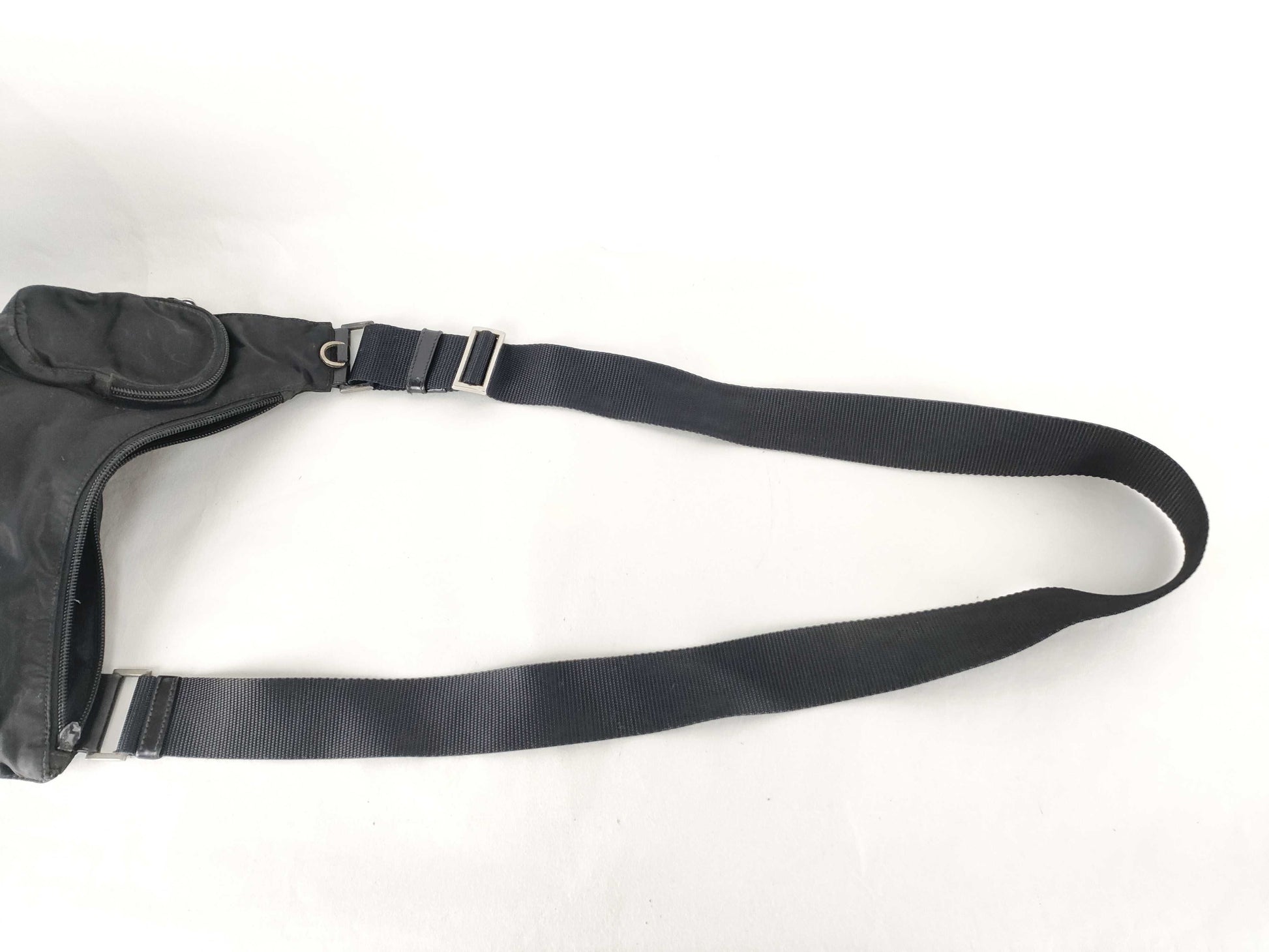 PRADA Nylon Prada Shoulder Bag Black Shoulder Bag