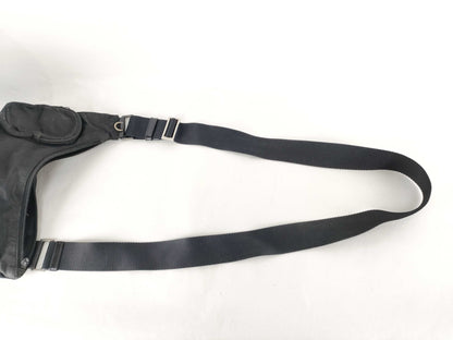 PRADA Nylon Prada Shoulder Bag Black Shoulder Bag